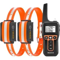 Usorteret Rojeco PD5291000m hundträningshalsband med 2 halsband