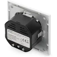 Digitus DA-70615 - Eluttag - 2P+E - Typ F, USB, USB typ C - med fönsterluckor - 1 eluttag, 2 USB-uttag - 2.8 A - vit, RAL 9003