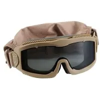 Lancer Tactical Skyddsglasögon MAS20X Thermal - Clear (Färg: Tan)