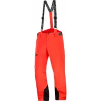 Salomon - Skidbyxor - Brilliant Pant M Cherry Tomato för Unisex - Storlek M - Röd