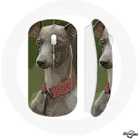 MANIACASE Souris Sans Fil Lévrier greyhound Gris