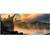 Weta Workshop Lord Of The Rings The Argonath Pillars Of The Kings 59x30 Cm Konsttryck