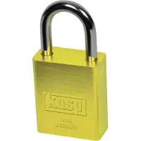 Kasp K14040GOLD Hänglås 38 mm Ny låsning Guldgul