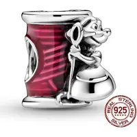 Allbestart 925 Sterling silver Berlock Pärlor Liten söt elefant Dangle Dog Berlocker passar Armband silver