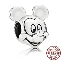 Allbestart 925 Sterling silver Berlock Pärlor Liten söt elefant Dangle Dog Berlocker passar Armband silver