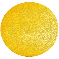 Durable Golvmarkering Dot gul, permanent - 10 st/förpackning