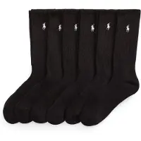 Ralph Lauren Strumpor CAS CREW 6PK-CREW SOCK-6 PACK man - Svart - One size