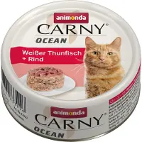 Animonda Carny ocean - vit tonfisk och nötkött 12x80g