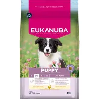 Eukanuba Puppy Medium hundfoder med kyckling