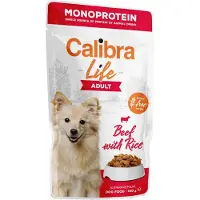 Calibra Lifepouch Vuxen Nötkött Våtfoder För Hundar 10x150g