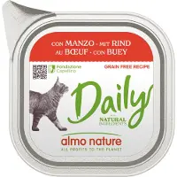 Almo Nature Daily med nötkött våtfoder katt (100 g)