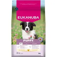 Eukanuba Puppy Medium hundfoder med kyckling