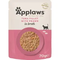 Applaws Tonfisk Och Stillahavsräkor 12x70g Blötmat För Katter