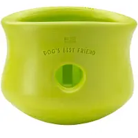 West Paw Zogoflex Toppl Treat Dispensing Hundleksakspussel - Interaktiva tuggleksaker fr hundar - Hundleksak fr mttliga tuggare Hmta fngst -
