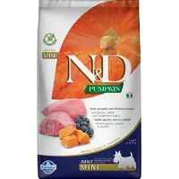 Farmina N&amp;D Pumpkin Lamm &amp; Blåbär Adult Mini 2,5 kg