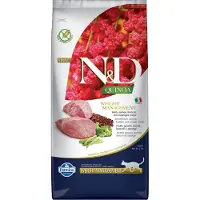 Farmina Quinoa Weight Management Lammfoder För Katter 5kg