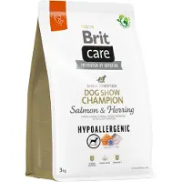 Brit Hypoallergent Hundfoder Med Lax Och Sill För Vuxna Utställningshundar 3kg