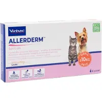 Virbac Allerderm spot-on (hudreparation) för katt och små hundar (upp till 10 kg)