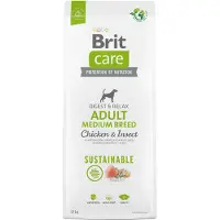 Brit Care Sustainable Adult Medium Breed med kyckling och insekter 12 kg