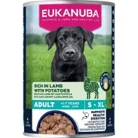 Eukanuba Adult med lamm och potatis våtfoder hund