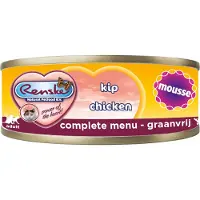 Renske Grain Free mousse kyckling våtfoder katt (burk)