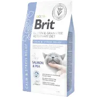 Brit Grain Free Veterinary Diets Cat Calm Stress Relief Salmon Pea 5 kg