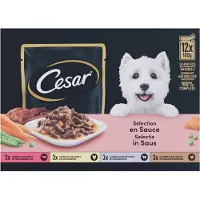 Cesar Adult Selection i sås multipack våtfoder hund (påsar)