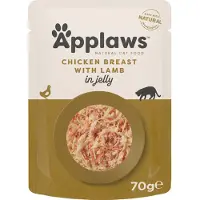 Applaws Kyckling Och Lamm I Gelé 16x70g Kattmat