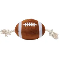Beeztees Rugby Ball Rope Hund Leksak