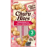 Inaba Ciao Churu Bites kyckling med tonfisk och lax kattgodis