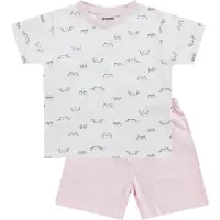 Jacky Pyjamas rosé / svart / off-white