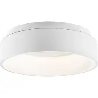 LUCE Design LED taklampa Noah, Vitt / opal, Vardagsrum / matsal, Aluminium / grå / zink, Modern, LED-taklampa