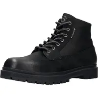 Bugatti Boots med snörning svart
