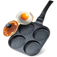 Orion stekpanna för ägg/pannkakor granit för gas och induktion ORION 22x22 cm