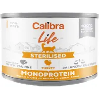 Calibra Life Can Steriliserad Kalkon 6x200g Blötmat För Katt