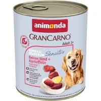 Animonda GranCarno Grancarno Sensitive Kalkon med potatis 800 g