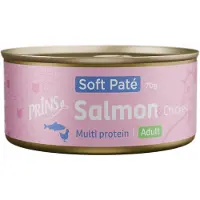 Prins Soft Paté Adult med lax och kyckling våtfoder katt