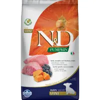Farmina N&d Puppy Mini Pumpa Och Lamm Och Blåbär Hundmat 7kg