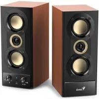 Genius högtalare SP-HF800BT 2.0, 20W, svart/brun, Bluetooth 5.3