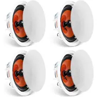 Vevor 4 st. 8 tum/20,3 cm takhögtalare 100 W infällda tak- och vägghögtalare
