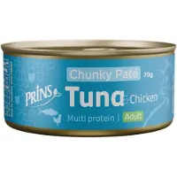Prins Chunky Paté Adult tonfisk med kyckling våtfoder katt