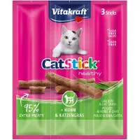 Vitakraft Catstick Healthy med kyckling och kattgräs kattgodis