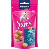 Vitakraft Cat Yums med laxsmak kattgodis (40 g)