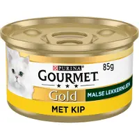 Gourmet Gold Saftiga Delikatesser med kyckling våtfoder katt (85 g)