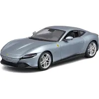 Bburago Ferrari Roma 1:24 grau, Modellsuperbil, Förmonterad, 1:24, Ferrari Roma, Alla, Metall, Plast