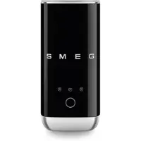 Smeg 50''s Style MFF02BLEU Svart, Automatisk mjölkskummare/värmare, Svart, Keramiska, 120 ml, 180 ml, Plast