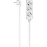 Hama 00223000, 3 AC-utgångar, 1,4 m, Kabel, Vit, 230 mm, 90 mm