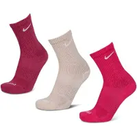 Nike Everyday Plus Cush Crew 3P Socks swtbeet/sltred/rshpink, L
