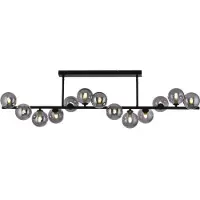 Schöner Wohnen Taklampa Dubai, Svart, Vardagsrum / matsal, Metall, Modern, Taklampa
