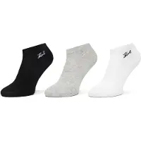 Karl Lagerfeld Sockor gråmelerad / svart / vit